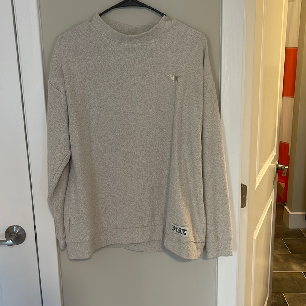 Cream Sweatshirt from Pink